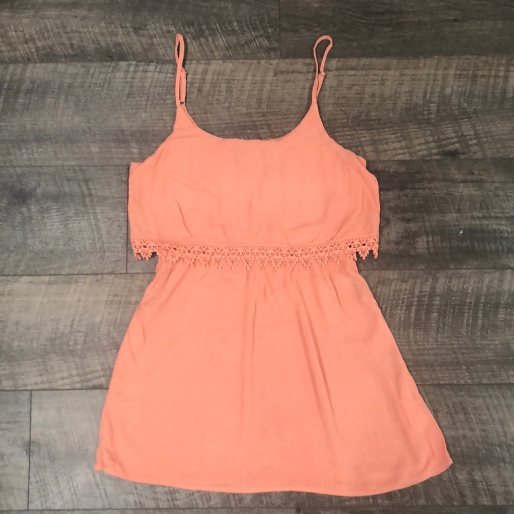 Sun Dress Eyelet Lace Detail Forever 21
